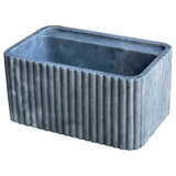 Bluestone Marble Rectangular Wall-mount Bathroom Sink Fluted (W)16" (L)24" (H)12" From Villohome