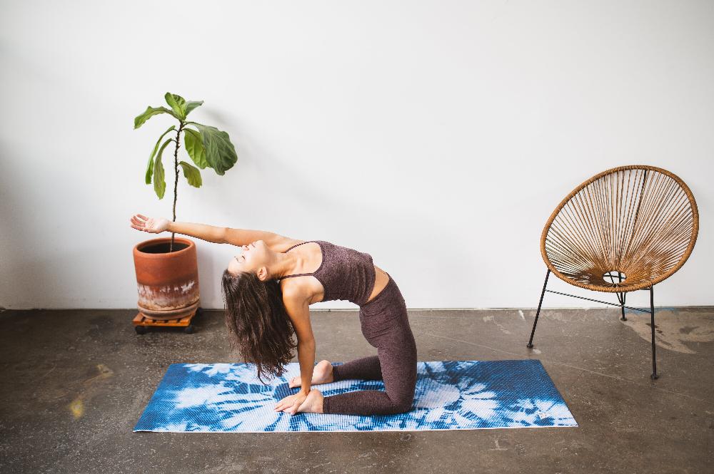 Yoga Mat | 6mm Lightweight | Blue | Non-Slip | Eco Friendly | Yune Yoga | Ataraxy from Yune Yoga