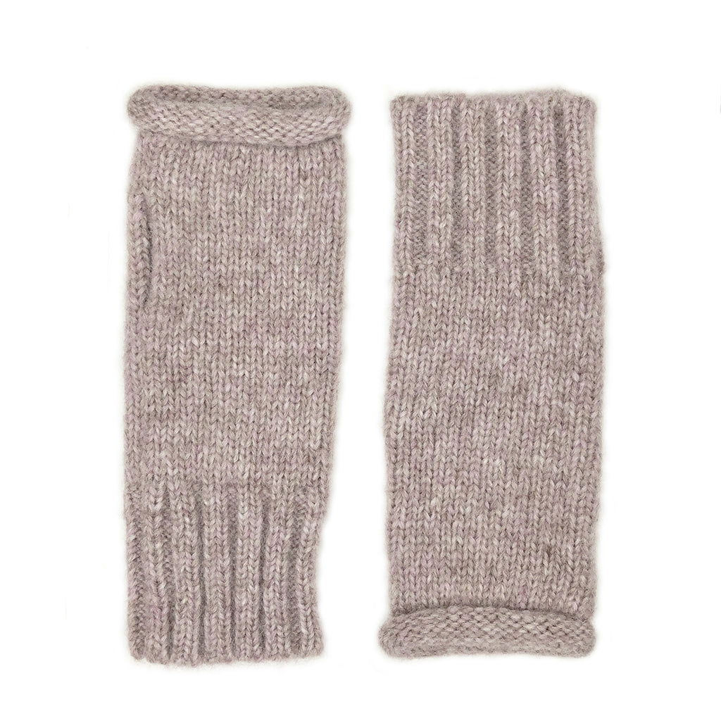 Blush Essential Knit Alpaca Gloves from SLATE + SALT
