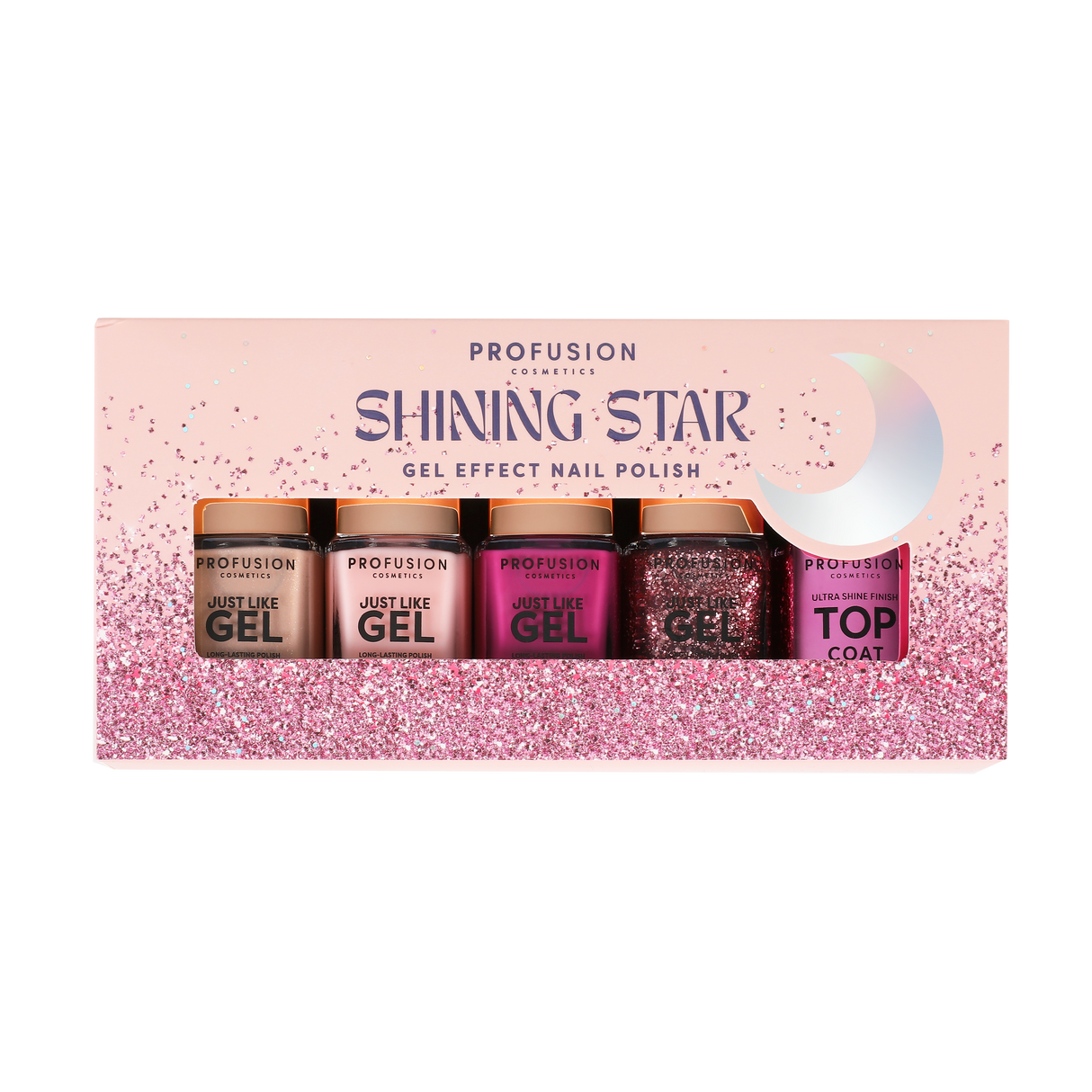 Shining Star Gel Effect Nail Polish Set from Profusion Cosmetics