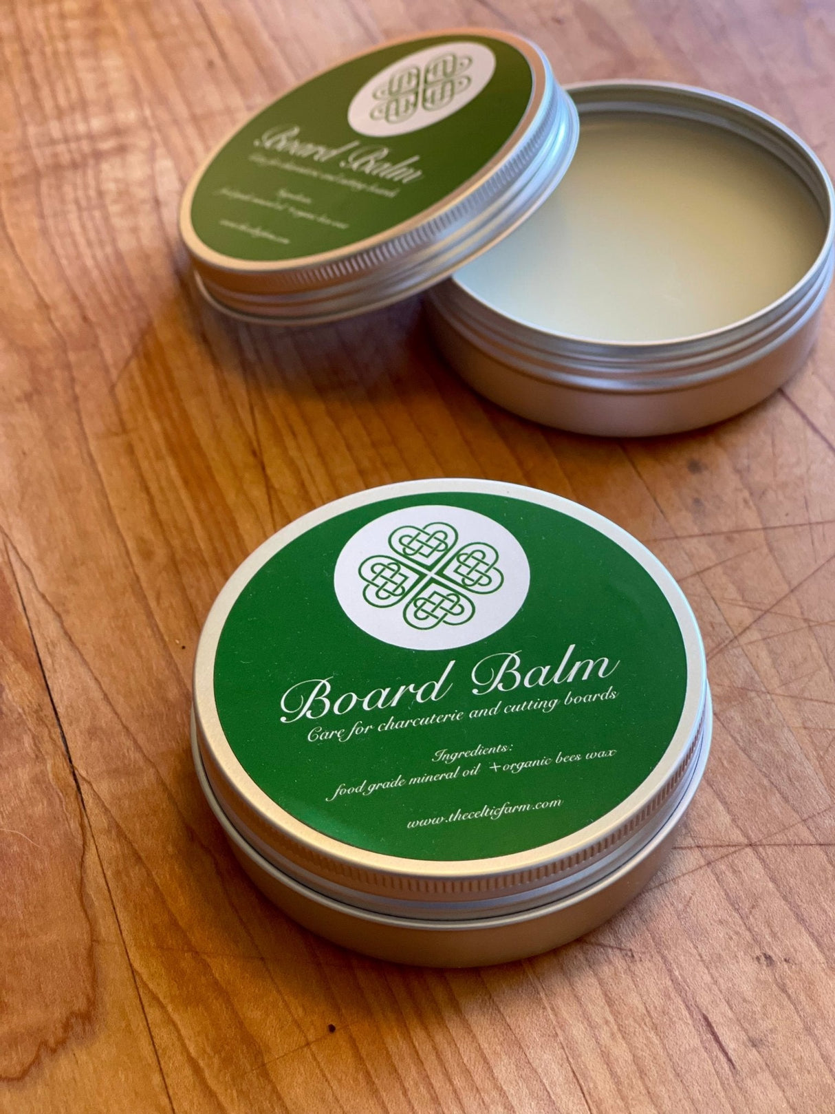Board Balm - Oil & Wax for Cutting and Charcuterie Boards from The Celtic Farm
