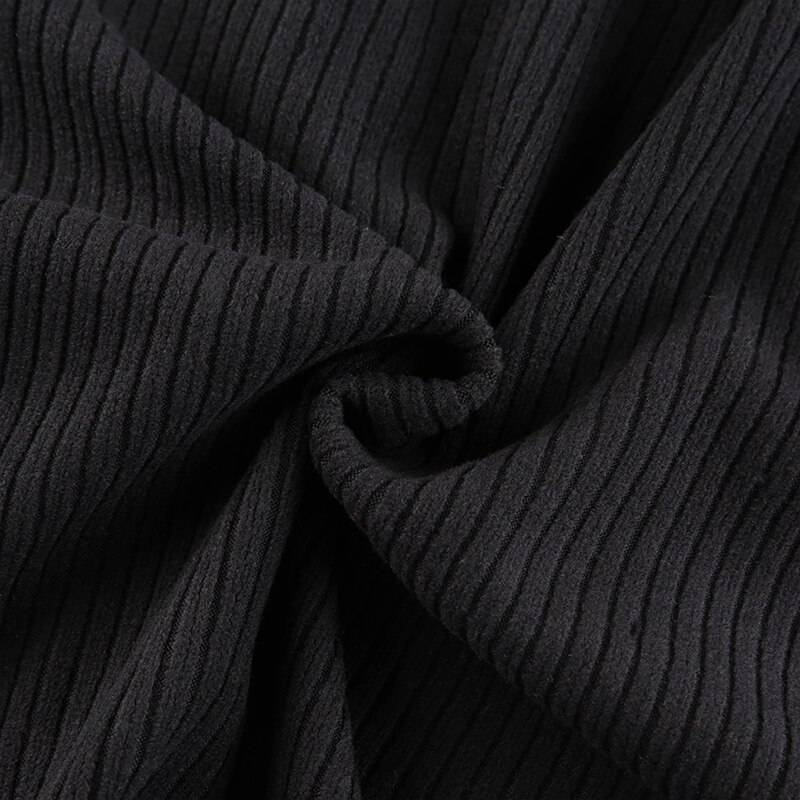 Black Tie Up Dress for Autumn From Kawaii Stop