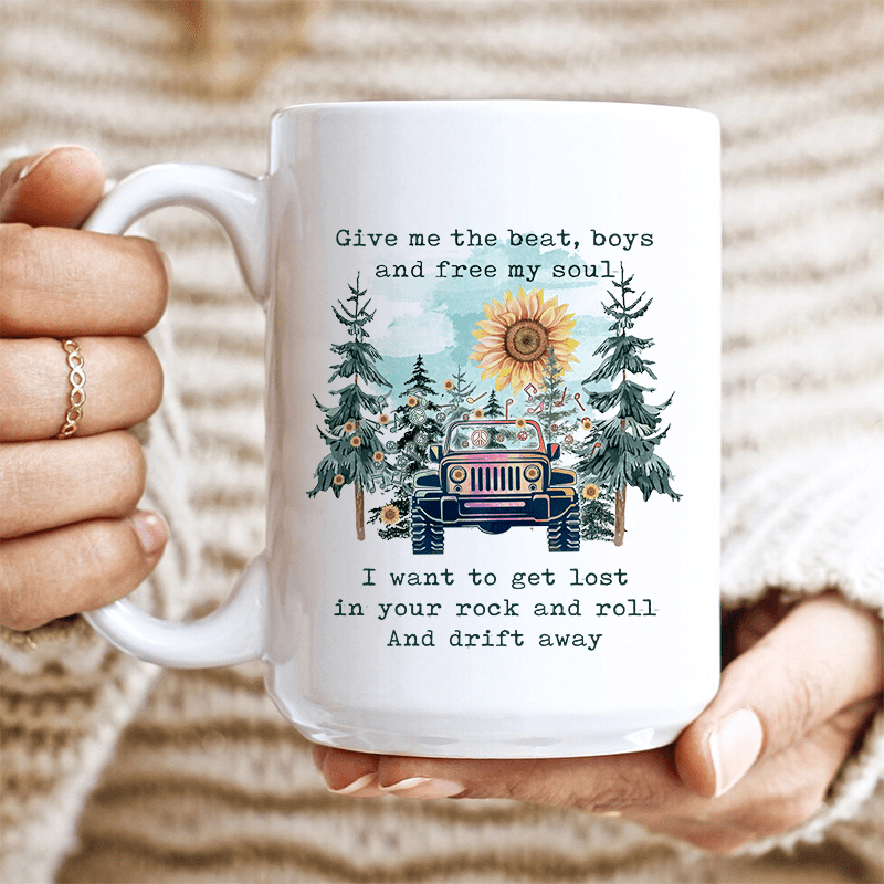 Boho Jeep Ceramic Mug 15 oz from Peachy Sunday
