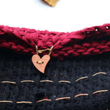 Boho Tunisian Clutch Crochet Pattern from Darn Good Yarn