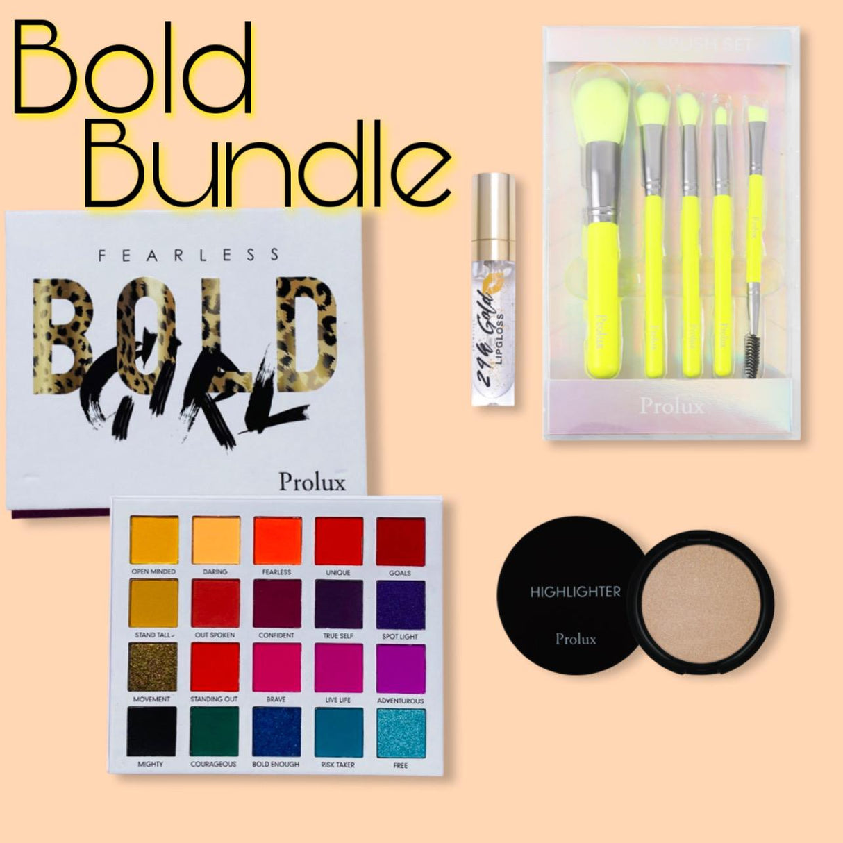 Bold Bundle | Makeup Bundle Set from Prolux Cosmetics