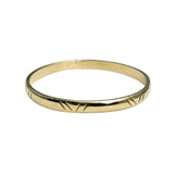 Carved Bombshell Bangle from SLATE + SALT