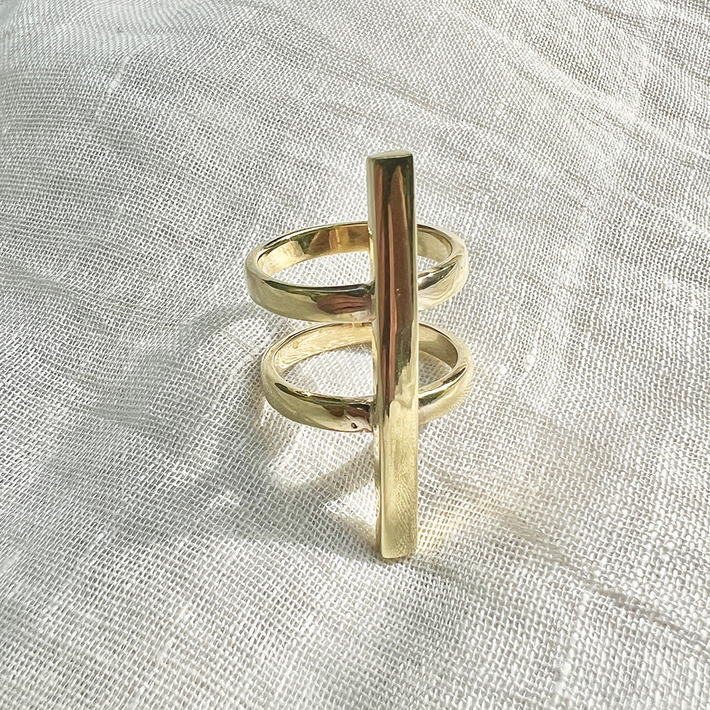 Double Band Bombshell Ring from SLATE + SALT