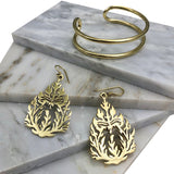 Khmer Temple Earrings from SLATE + SALT