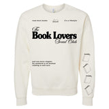 ‘Book Lovers Social Club' Crewneck Sweatshirt from United Monograms