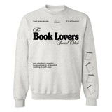 ‘Book Lovers Social Club' Crewneck Sweatshirt from United Monograms