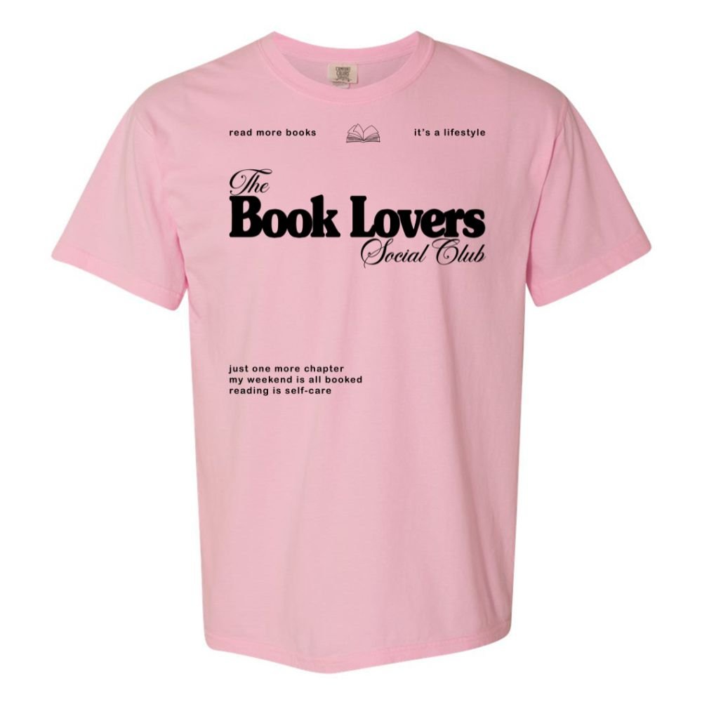 'Book Lovers Social Club' T-Shirt from United Monograms