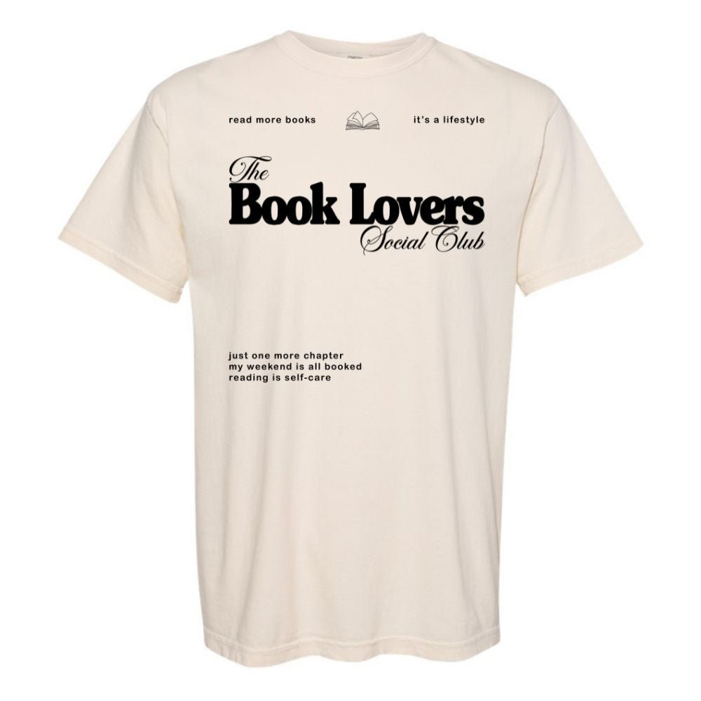 'Book Lovers Social Club' T-Shirt from United Monograms