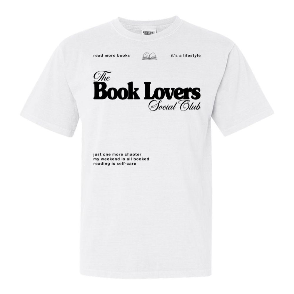 'Book Lovers Social Club' T-Shirt from United Monograms