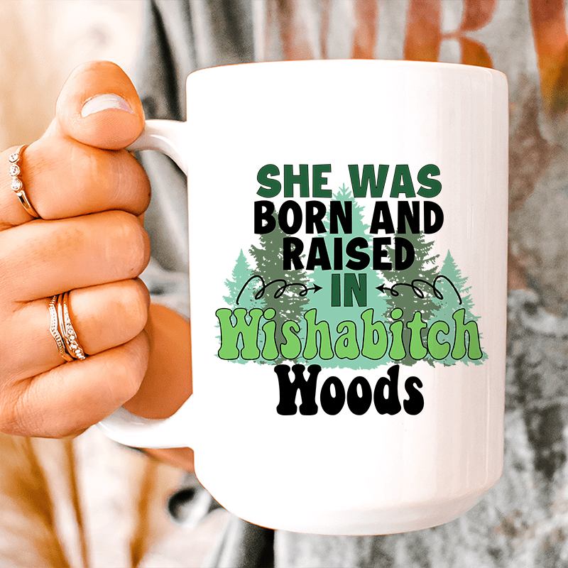 Born & Raised Ceramic Mug 15 oz from Peachy Sunday