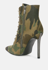Bornsta Velvet High Heeled Velvet Boots from London Rag International