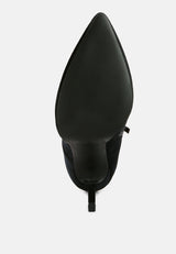 Bornsta Velvet High Heeled Velvet Boots from London Rag International