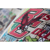 Boston College Collegiate Hand-Embroidered Pillow from Quirks!