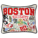 Boston University Collegiate Embroidered Pillow by CatStudio from Quirks!