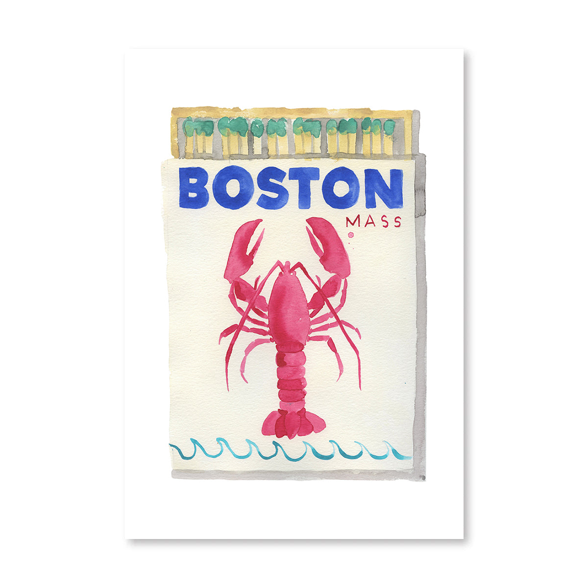 Boston Matchbook From Furbish Studio