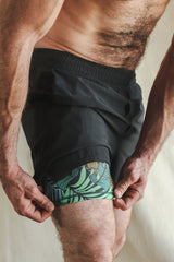 The Botanist | Tropical Leaves Ball Hammock® 5 Inch Athletic Shorts from Shinesty