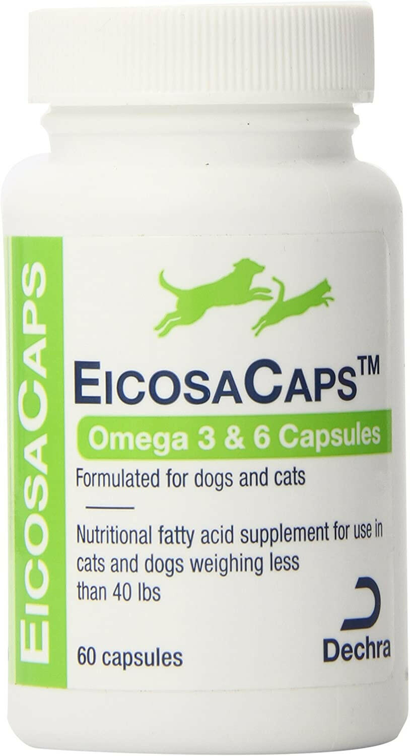 EicosaCaps Omega 3 and 6 (60 Capsules) from HardyPaw
