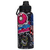 32oz Metal Hydration Bottle V2 | 24hr Insulated + Drink Port from Combat Iron Apparel