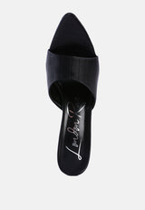 Bottoms Up Strappy Slip On Stiletto Heels from London Rag International