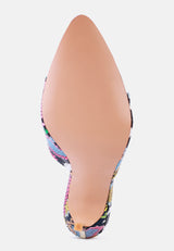 Bottoms Up Strappy Slip On Stiletto Heels from London Rag International