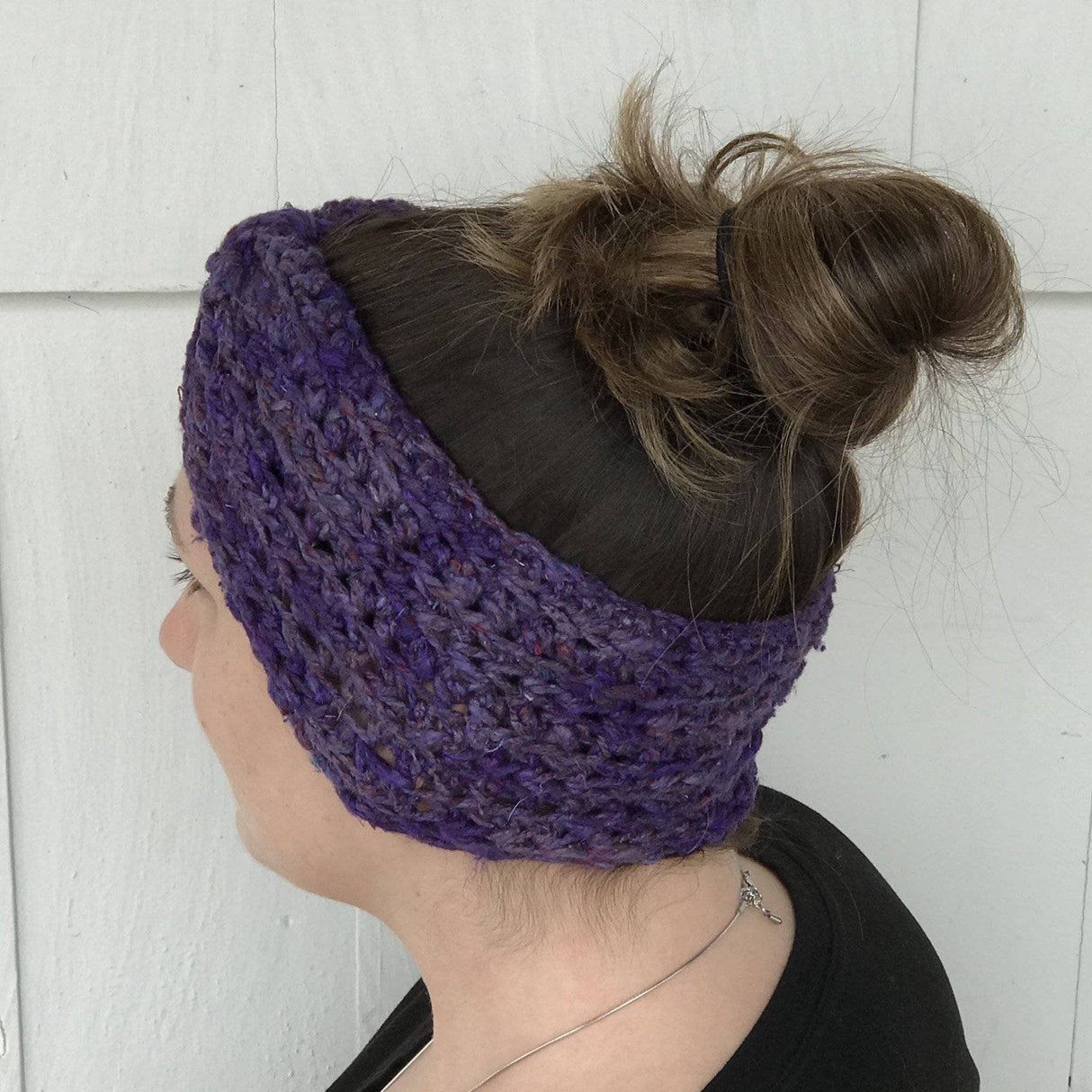 Beginner Ear Warmer Crochet Pattern from Darn Good Yarn