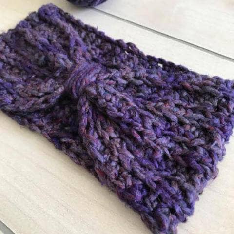 Beginner Ear Warmer Crochet Pattern from Darn Good Yarn