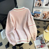 Bow Knit Cardigan – Kawaii Preppy Lolita Sweater From Kawaii Stop