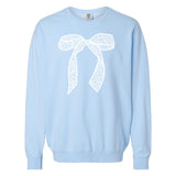 Bow 'Lace It Up' Lightweight Sweatshirt from United Monograms