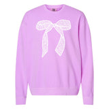 Bow 'Lace It Up' Lightweight Sweatshirt from United Monograms