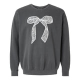 Bow 'Lace It Up' Lightweight Sweatshirt from United Monograms