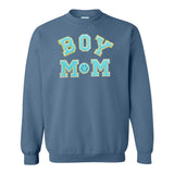 Boy Mom Letter Patch Sweatshirt from United Monograms