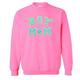 Boy Mom Letter Patch Sweatshirt from United Monograms