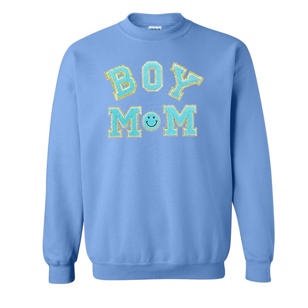 Boy Mom Letter Patch Sweatshirt from United Monograms