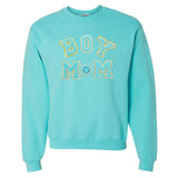 Boy Mom Letter Patch Sweatshirt from United Monograms