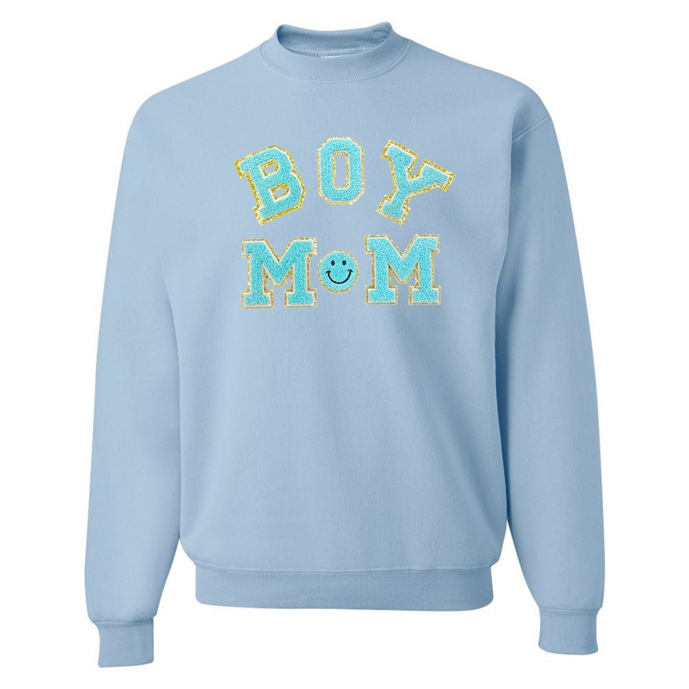 Boy Mom Letter Patch Sweatshirt from United Monograms