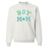 Boy Mom Letter Patch Sweatshirt from United Monograms
