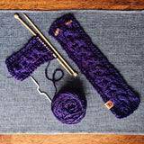 Braided Cable Mug Coozie Knit Pattern from Darn Good Yarn