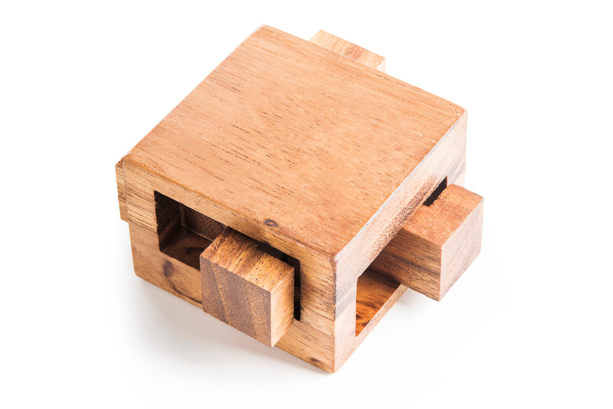 Tricky Drawer - 4 Piece Burr Puzzle In a Box from Kubiya Games