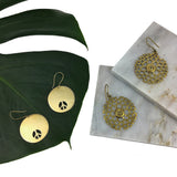 Bombshell Peace Earrings from SLATE + SALT