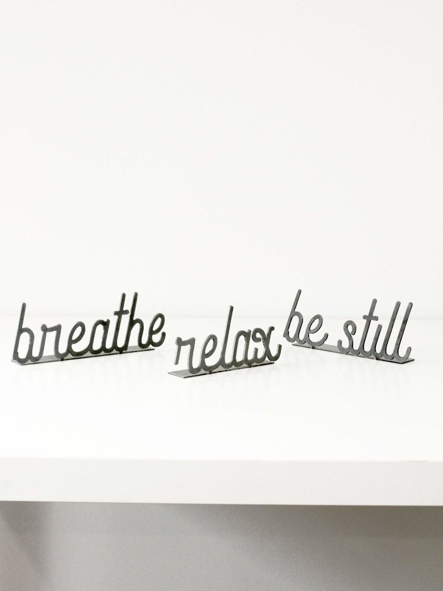 Breathe Word Sign From Jubilee Trading Company