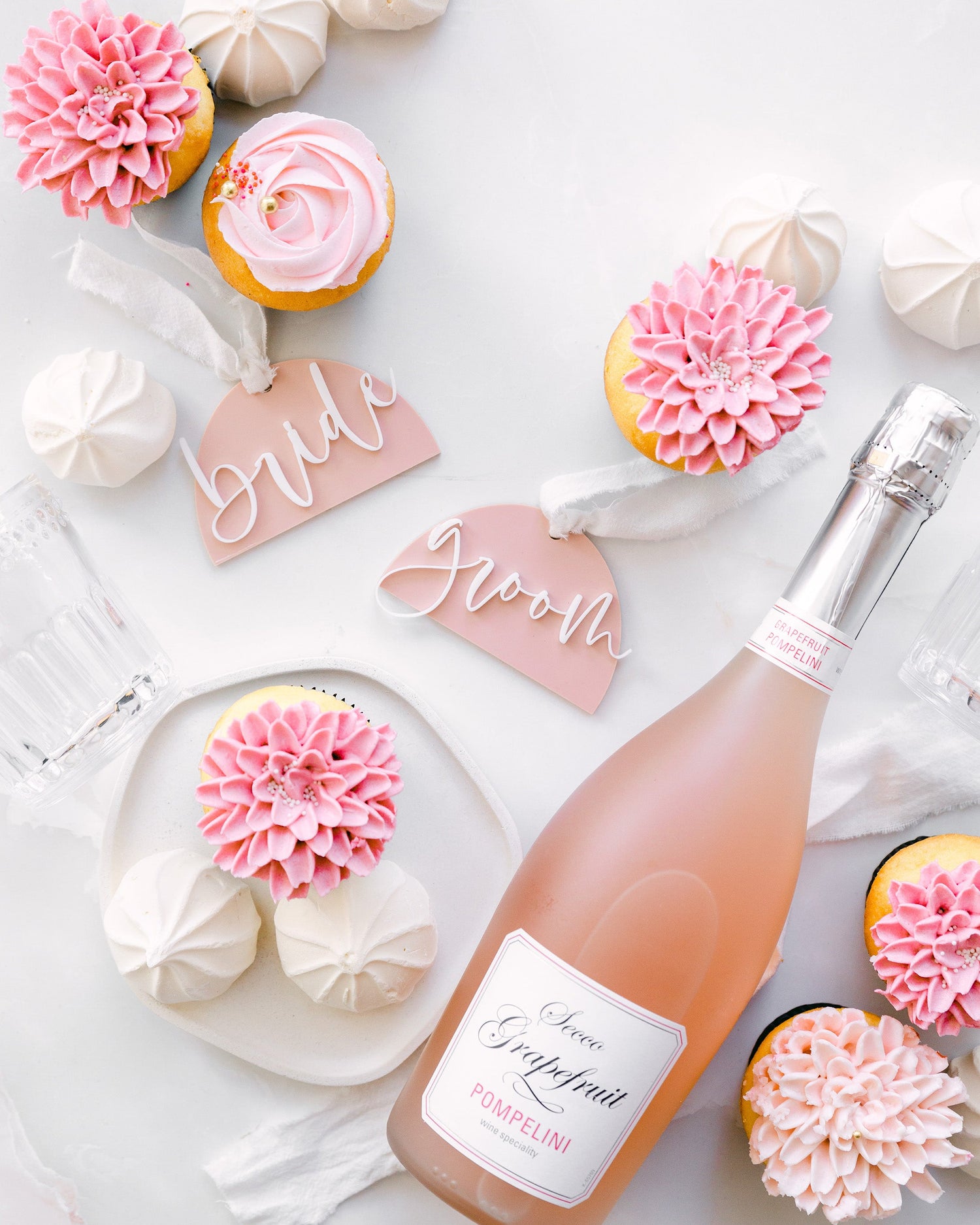 Bride and Groom Wedding Gift Tag from The Cotton & Canvas Co.