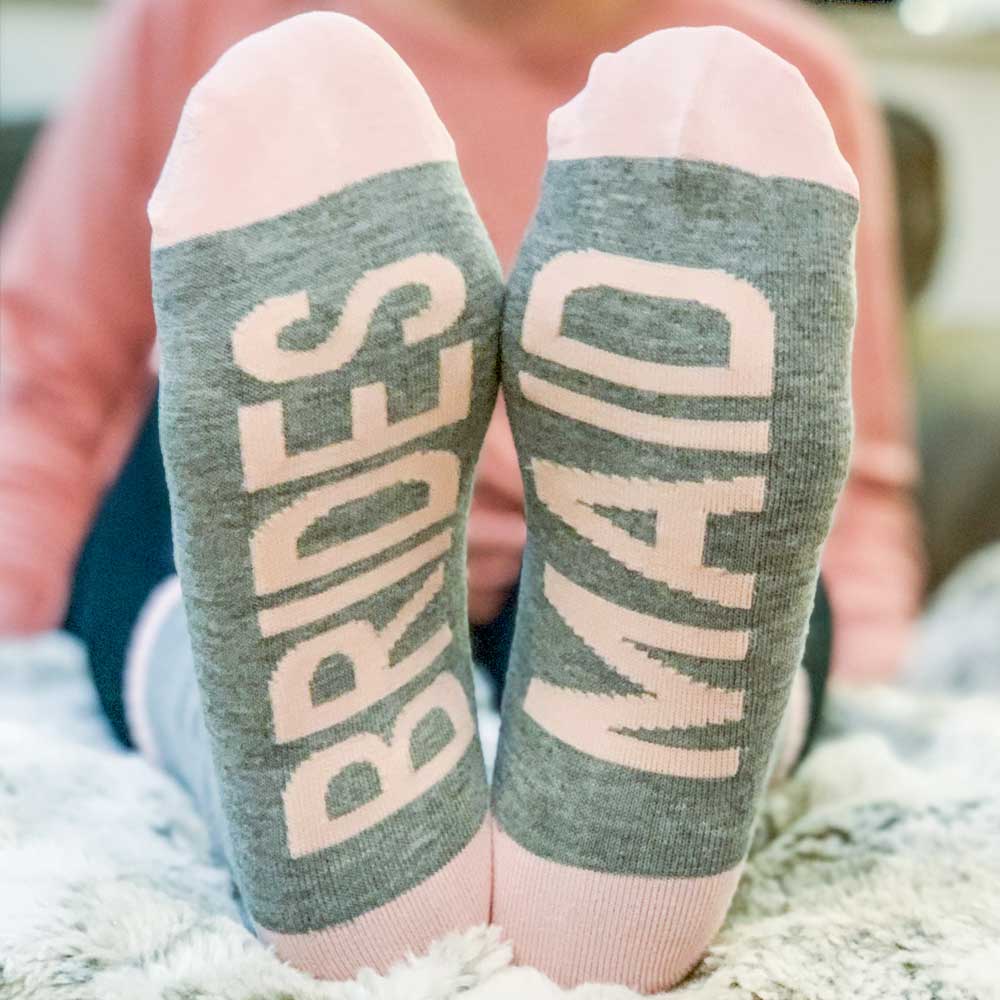 Bridesmaid Socks from No Cold Feet
