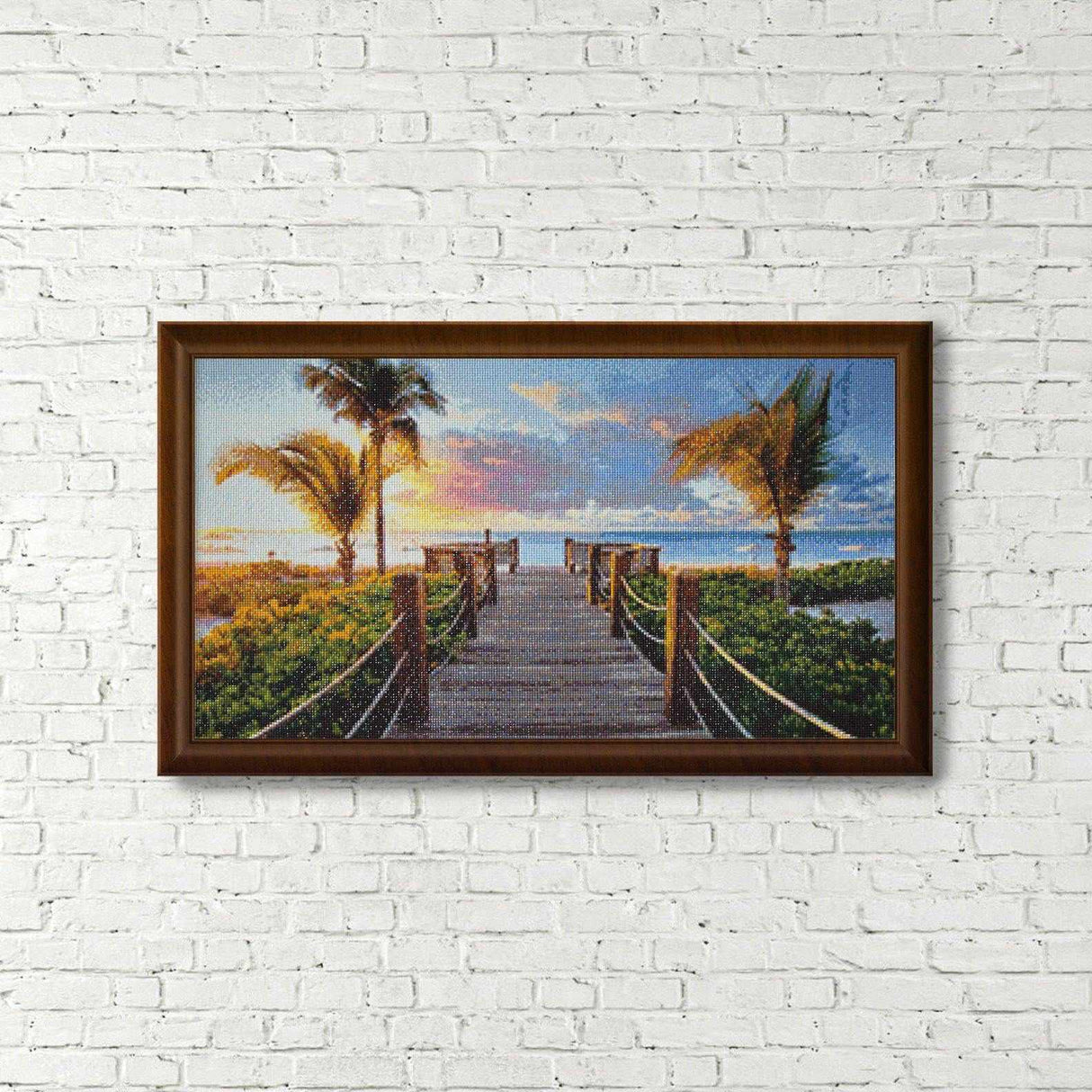 Bridge in Heaven WD316 27.6 x 15.7 inches Wizardi Diamond Painting Kit from Wizardi