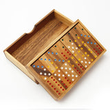 Double 6 Wooden Dominoes Set from Kubiya Games