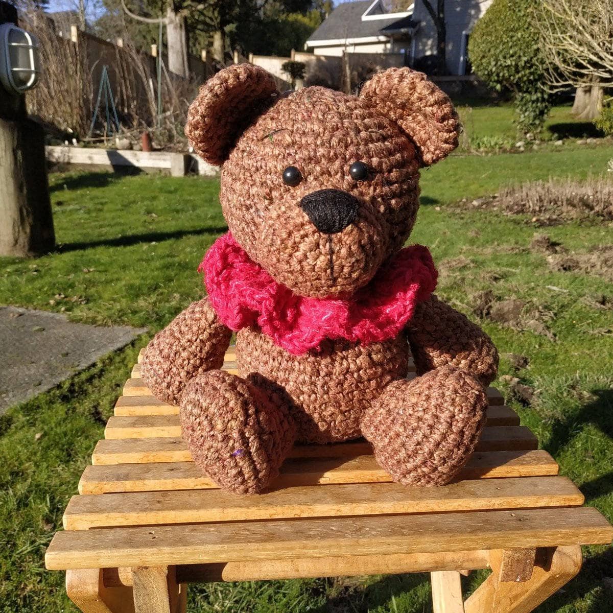 Brown Bear Amigurumi Crochet Pattern from Darn Good Yarn