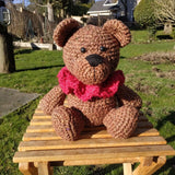 Brown Bear Amigurumi Crochet Pattern from Darn Good Yarn